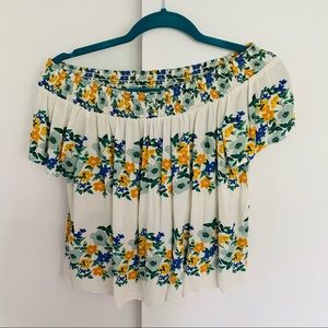 Old Navy Off the Shoulder Floral Top